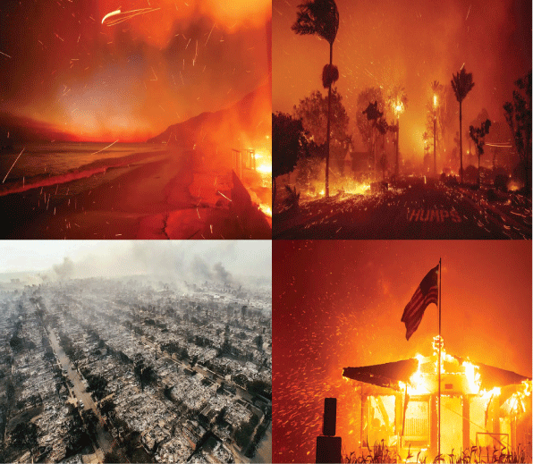 যুক্তরাষ্ট্রের দাবানলের দিক পরিবর্তনঃ আরও ভয়াবহ হতে পারে পরিস্থিতি